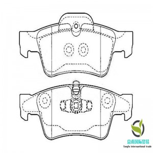 Bromsbelägg (OE: 004 420 52 20, OE: A0044205220)