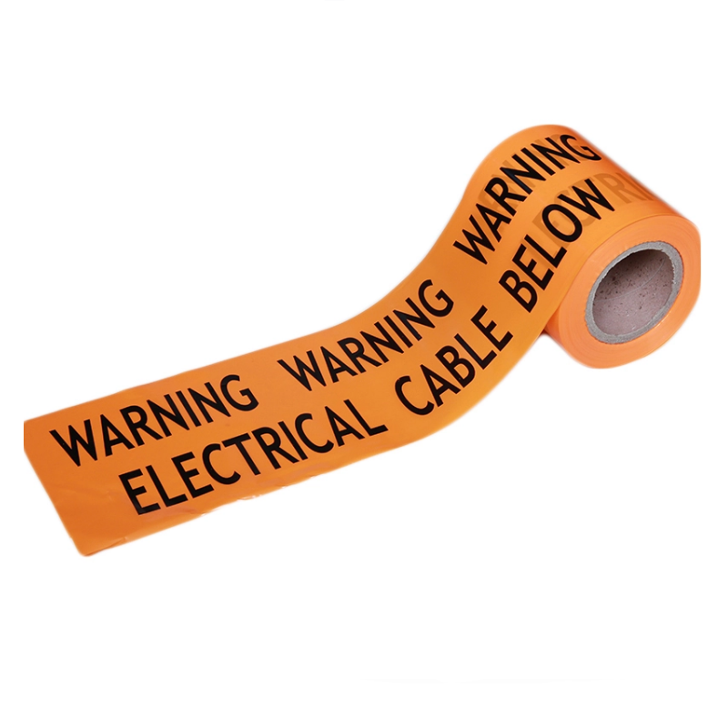 Anpassa PE Underjordisk kabel Varning Varning Barriär Tape Marker Barricade Tape