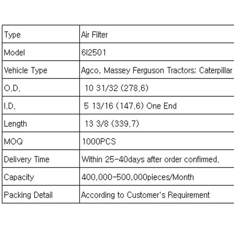 Luftfilter (6I251)