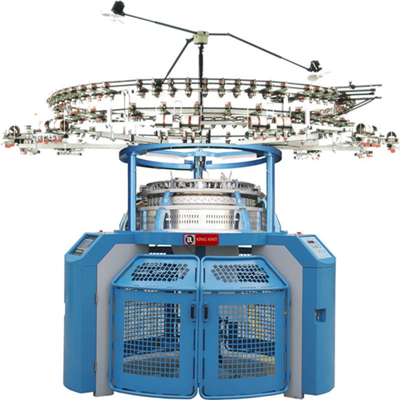 Datoriserad Single Jersey Terry Jacquard Knitting Machine