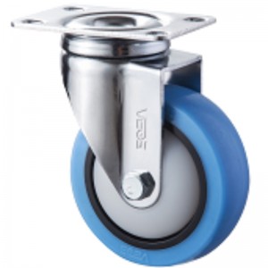 Medium Duty ’8212; platinerat hölje av krom med Orange TPE-hjul