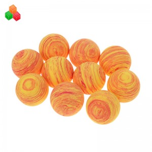 Ny produkt av hög kvalitet eva skum boll anpassad storlek tryck mjuka eva skum bollar för golf \/ massage \/ barn lekplats