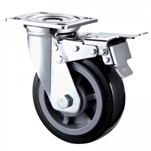 Heavy Duty - Förkromad hölje med svart TPE-hjul8