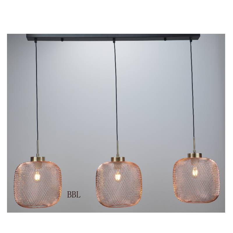 Modern pendellampa med stålskärm