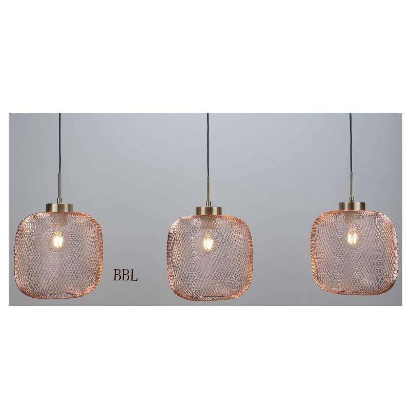 Modern pendellampa med stålskärm