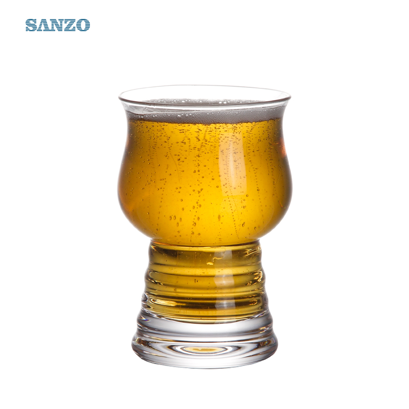 Sanzo 6oz ölglas Custom Printed Beer Glass Octagon Beer Glass