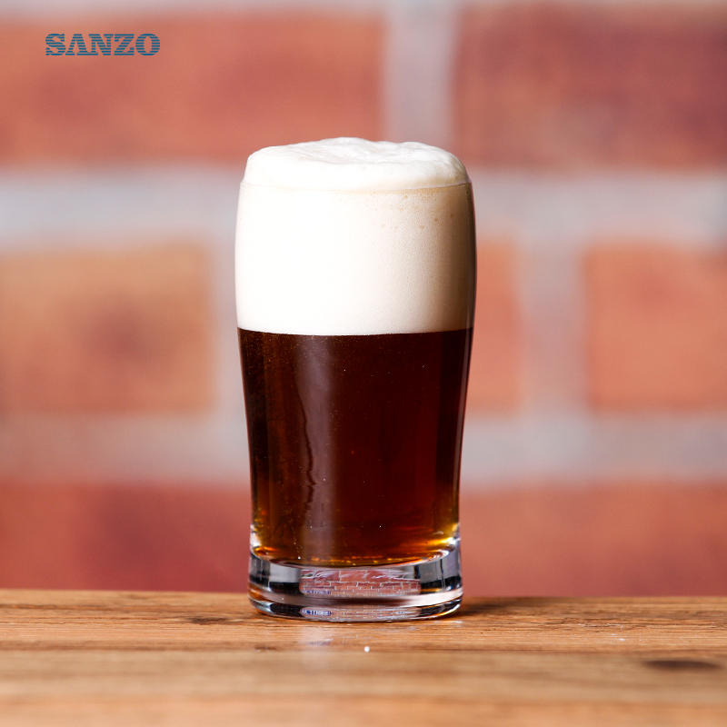 Sanzo 7 Oz Mini Beer Mug Anpassa Print Logo Beer Glass Paneled Beer Glass Mugg