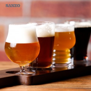 Sanzo Beer Glass Decal Beer Glass Personalized Pilsner Beer Glasses