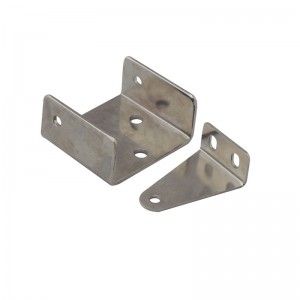 OEM anpassad stansning L-storlek vinkelfästare och triangelhyllafäste