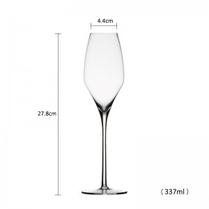SANZO Branded Champagne Glasscylinder Champagne Flutes Glass ren Champagne Flute