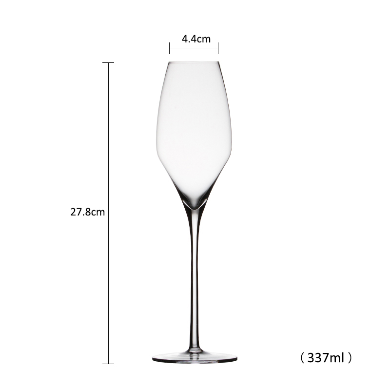 SANZO Branded Champagne Glasscylinder Champagne Flutes Glass ren Champagne Flute