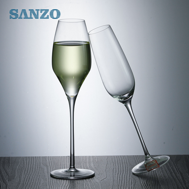 SANZO Branded Champagne Glasscylinder Champagne Flutes Glass ren Champagne Flute