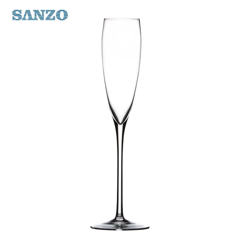 SANZO Blown Glass Champagne Flute Custom Handmade Champagne Glass Plastic Champagne Glasses