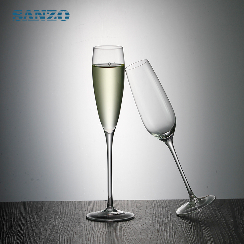 SANZO Blown Glass Champagne Flute Custom Handmade Champagne Glass Plastic Champagne Glasses