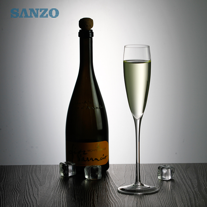 SANZO Blown Glass Champagne Flute Custom Handmade Champagne Glass Plastic Champagne Glasses