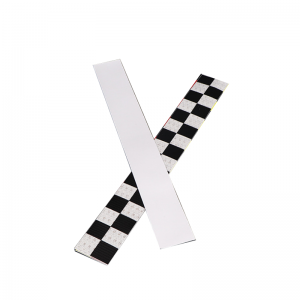 Högkvalitativ självhäftande tejp med hög intensitet anpassad flerfärgad retro rutig reflekterande tejp