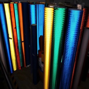 säkerhetstejp reflekterande rand gul svart