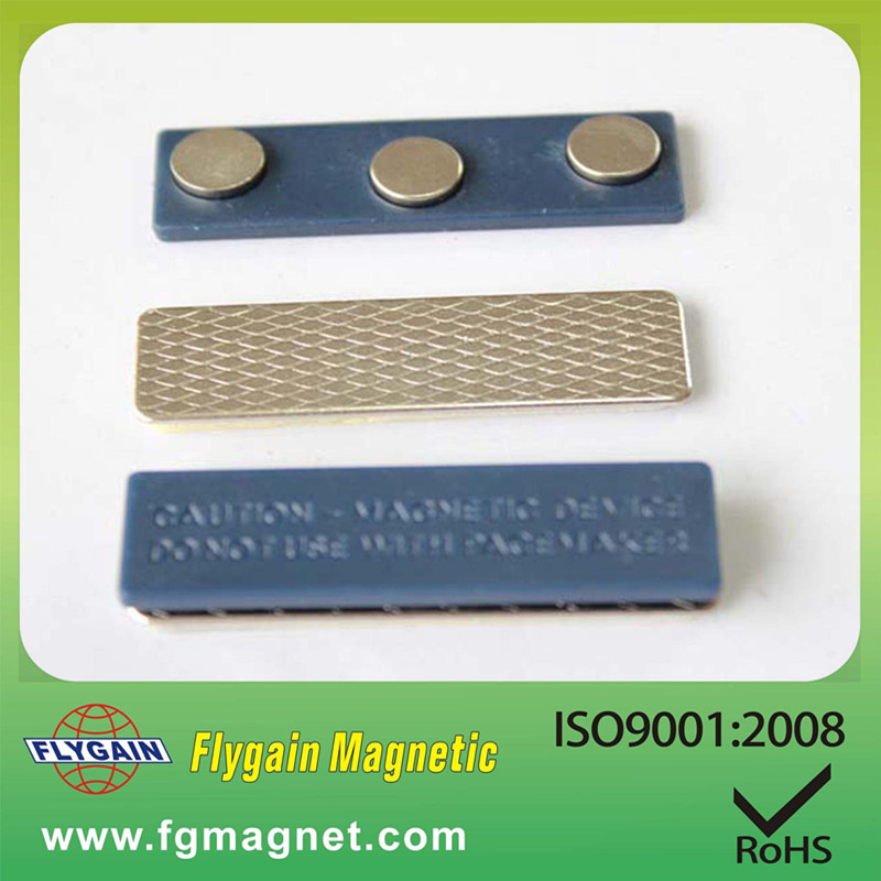Anpassade N35 Neodymium magnetiska namnmärken