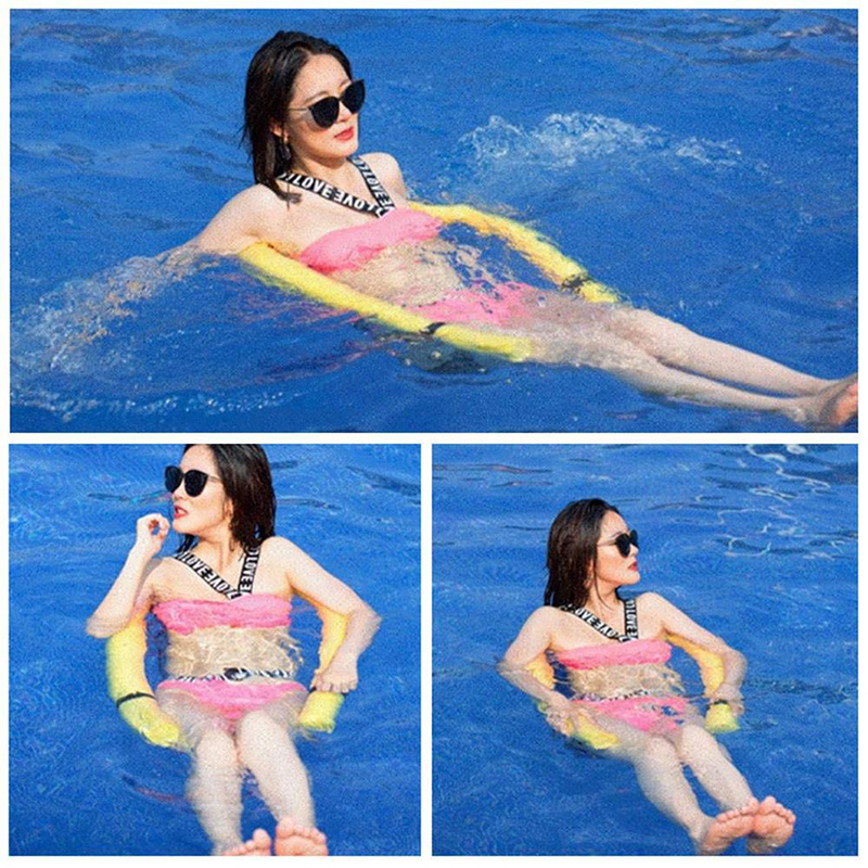 design med hög densitet tjocklek färg vatten sport simning flytande epe polyeten skumrör poolnudel för babysimning