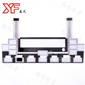 Transparent ledande membransensor