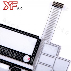 Transparent beröringskänslig switch