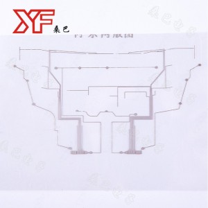 Ledande trycklinje för husdjursilverpasta
