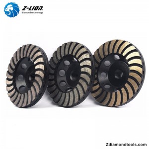 ZL-17 dubbelskikts turbo diamantkopphjul för granit