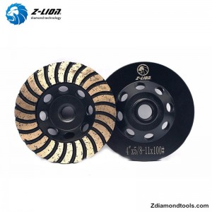 ZL-17 dubbelskikts turbo diamantkopphjul för granit