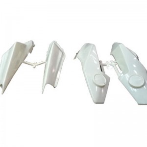 Motorcykel vänster och höger trimplatta