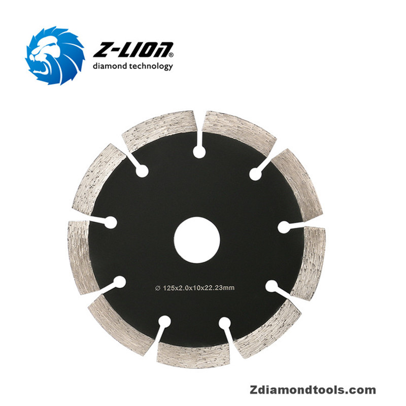 ZL-HB07 vågdiamantsågblad för skärning av granit med triangelskyddade tänder
