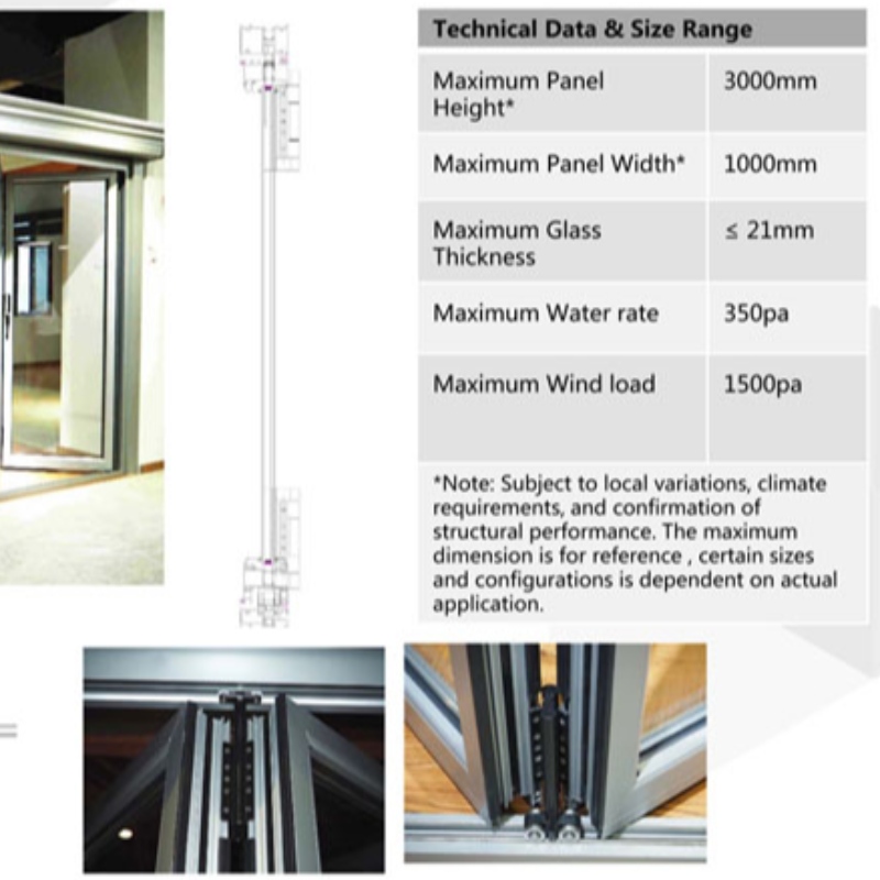 WT80 BI-FOLDING DOOR