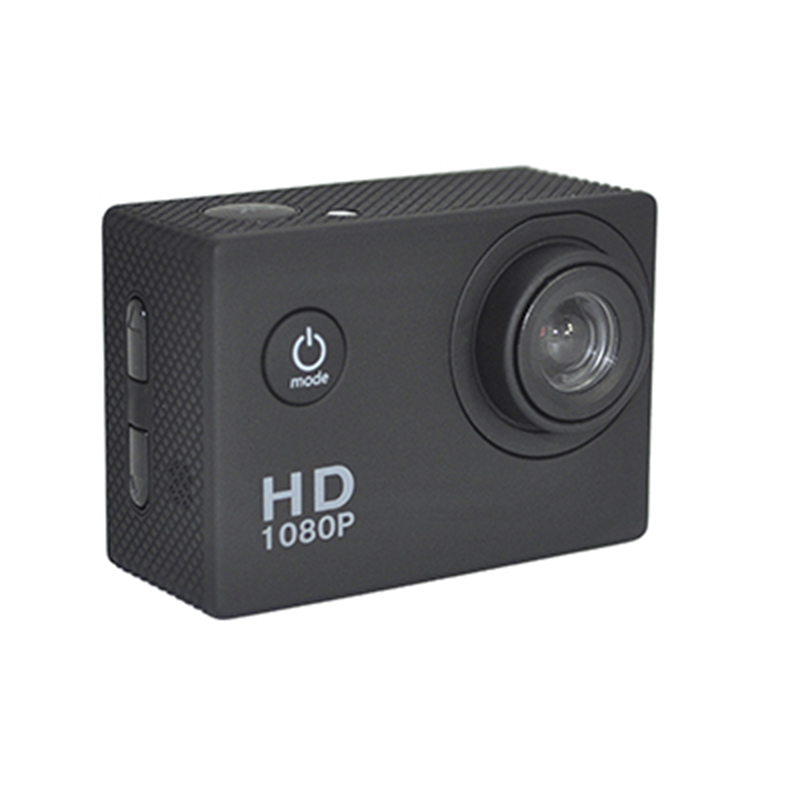 Bärbar Real HD 720P Action Camera 140-graders View Angle 2,0-tums skärm D12A