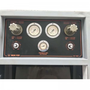 Järnrevs pneumatisk tunga pressfästskor gör maskinpris