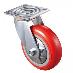 Heavy Duty - Förkromad hölje med red3 TPE-hjul