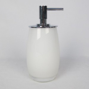 Vitt glas badrumstillbehör set