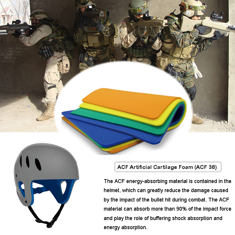 Taktisk skottbeständig militär hjälm Impact Protection Material （ACF）
