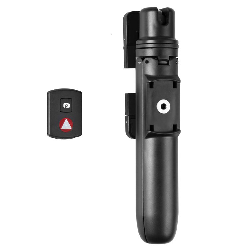 KINGJOY 5 delar Mini Selfie Stick med vikbart ben för att byta till stativ med Bluetooth-kontroll