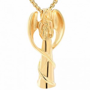 Cremation hänge ängel hänge halsband urn hängsmycke 925 sterling silver hänge