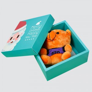 Anpassad jul- och nyårsferie Cartoon Gift Box