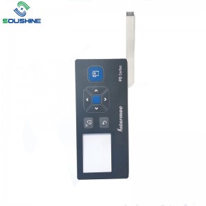 Fabriksanpassad LED-belysningspanelmembran med pekplatta