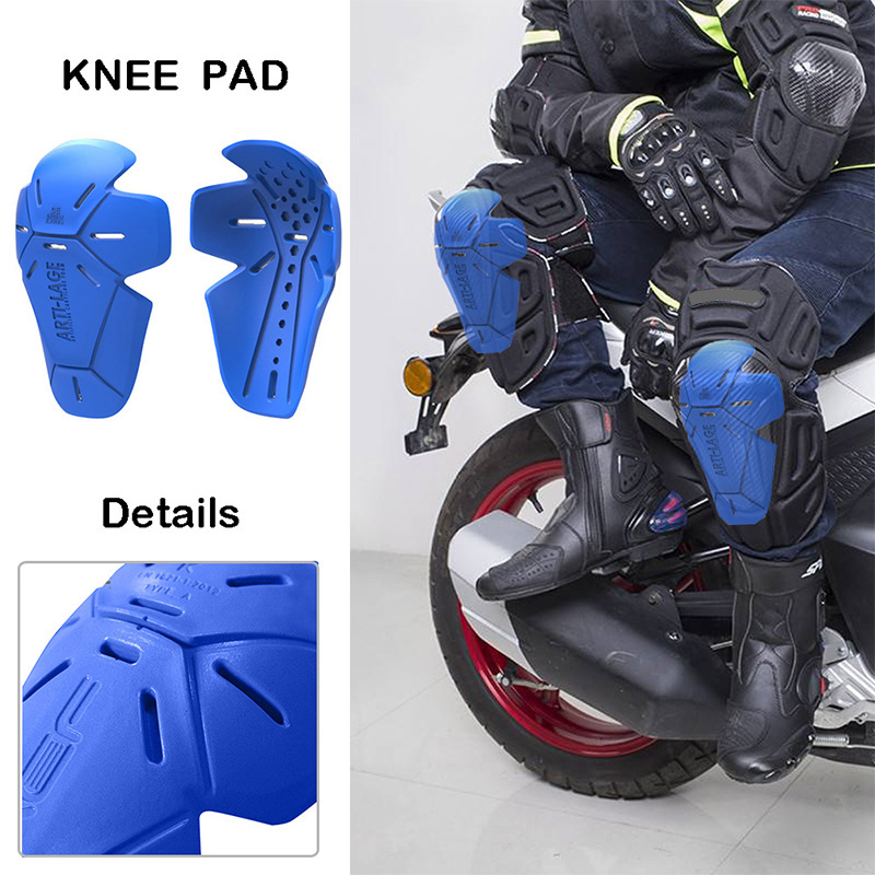 Motorcykel entusiast dubbla knäskydd Inbyggd packning (ACF)