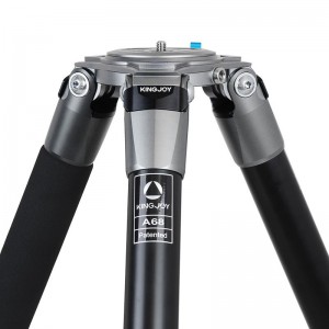 Kingjoy OEM-kameravideo Big Tube AluminiumTripod