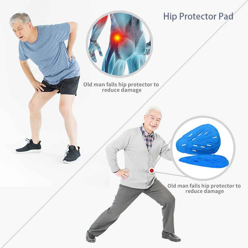 Buffertabsorptionsteknologi Senior Fall Fracture Hip Protector Pad Insert (ACF)