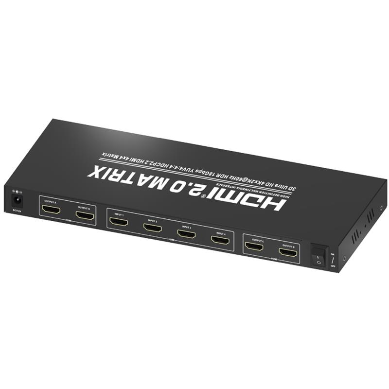 V2.0 HDMI 4x4 Matrix Support Ultra HD 4Kx2K @ 60Hz HDCP2.2 18 Gbps