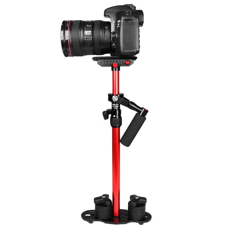 KINGJOY 600 mm / 23,62 tum Mini handhållen kamerastabilisator VS-060 för SLR