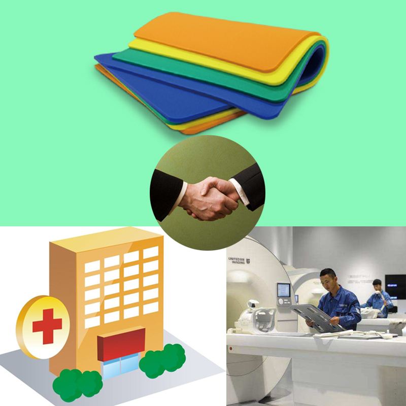 Ett speciellt material för lösningar för medicinska apparater som kräver dämpning. (ACF)