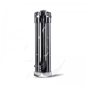 Kingjoy SC056 5 sektions fällbara stativsatser med låg vinkelfotografering och mittpelare kan användas som monopod