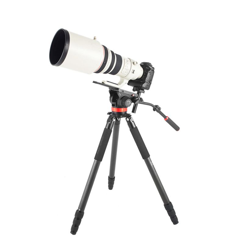 Kingjoy K6208 Heavey Duty Carbon Fiber Video and Photo Tripod