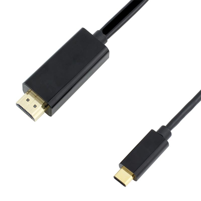 USB C till HDMI-kabel 6ft (4K @ 60Hz), USB-typ C till HDMI-kabel [Thunderbolt 3 kompatibel] för MacBook Pro 16 '' 2019/2018/2017, MacBook Air / iPad Pro 2019/2018, Surface Book 2, Samsung S10 , och mer