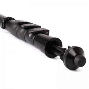 KINGJOY Stativhållare, teleskopstång, aluminiummonopod, 1,71 m höjd